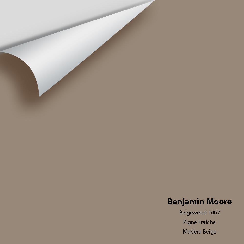 Digital color swatch of Benjamin Moore's Beigewood 1007 Peel & Stick Sample available at Regal Paint Centers in MD & VA.