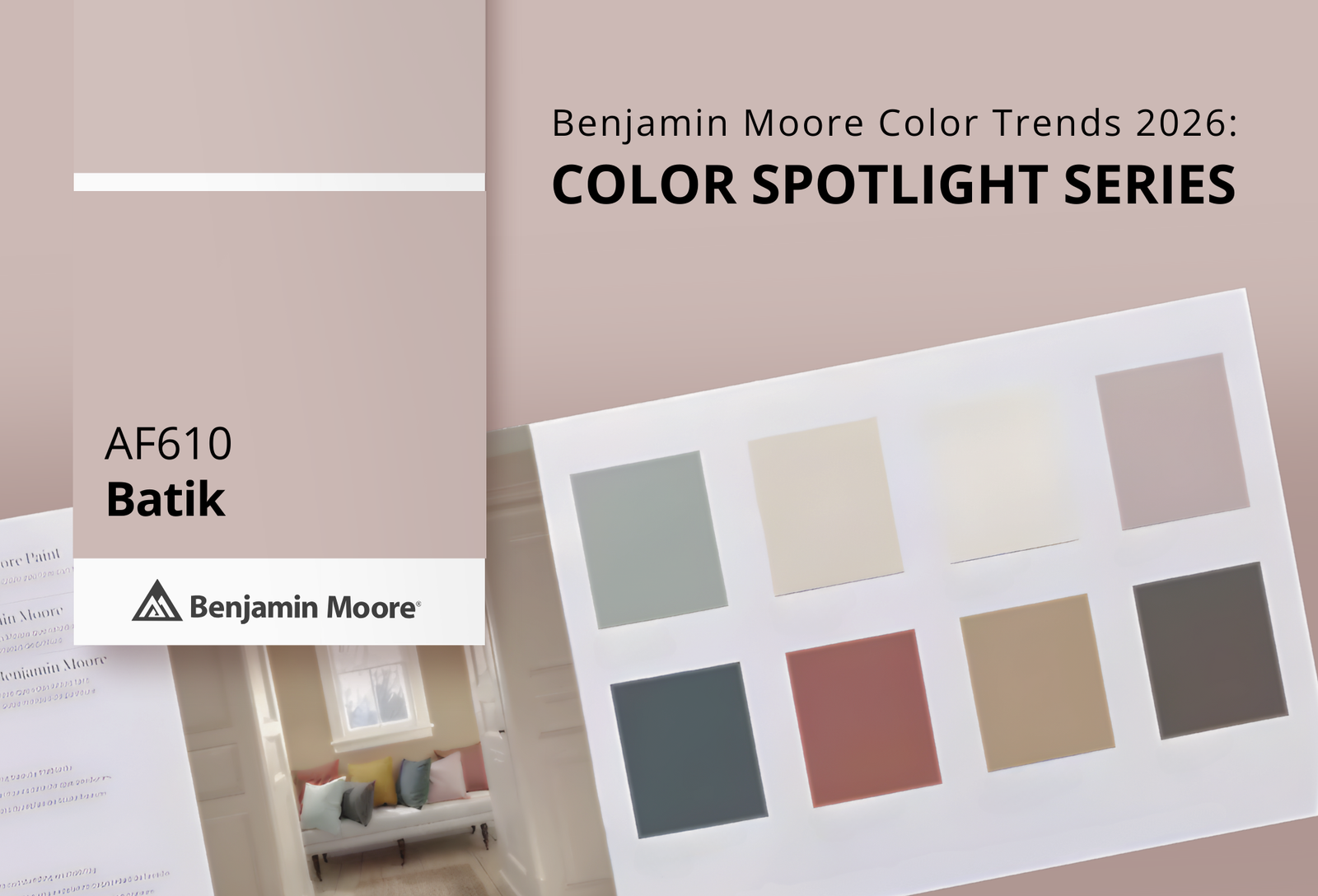 Batik AF‑610 | Benjamin Moore Color Trends 2026 | Regal Paint Centers