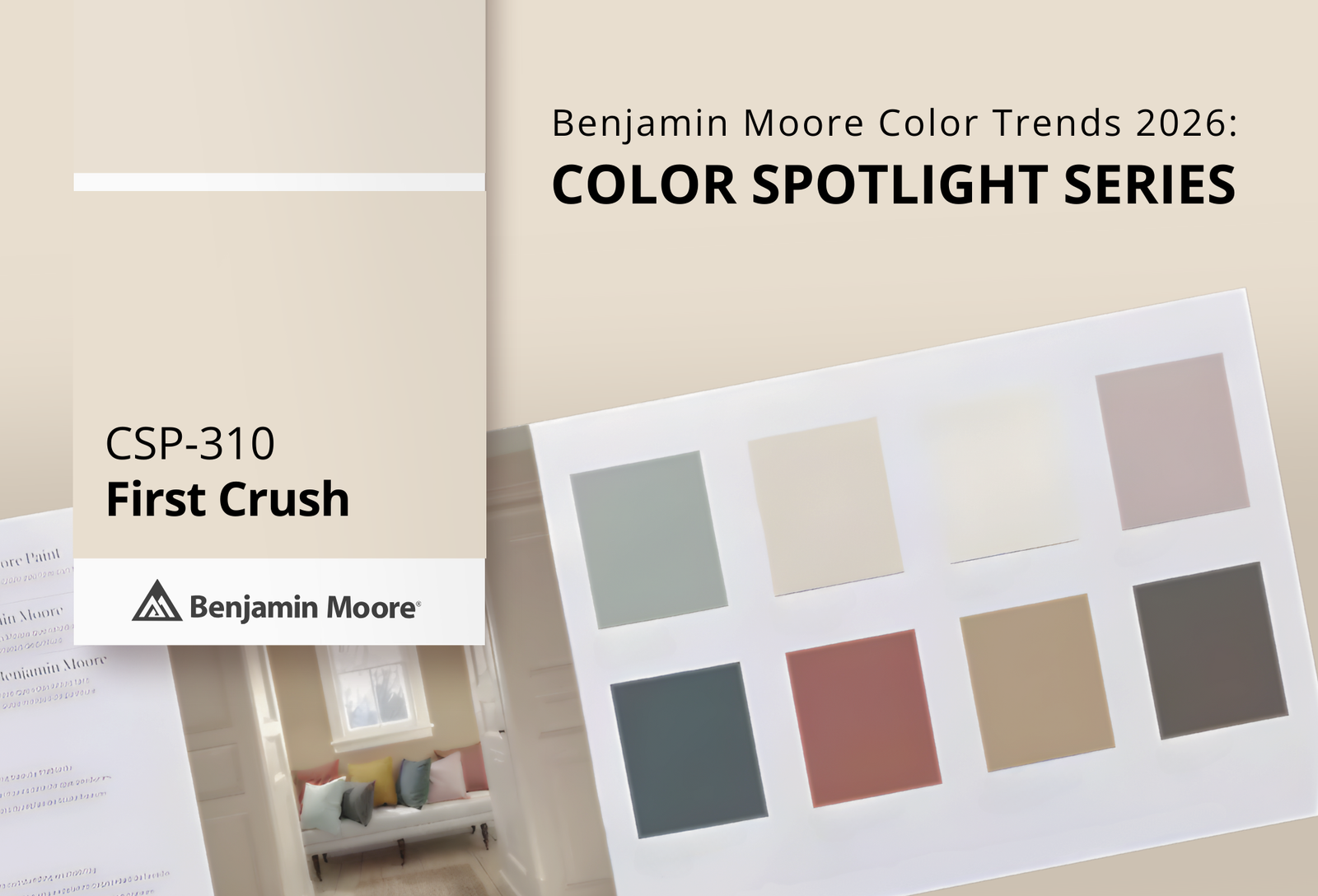 First Crush CSP‑310 | Benjamin Moore Color Trends 2026 | Regal Paint Centers