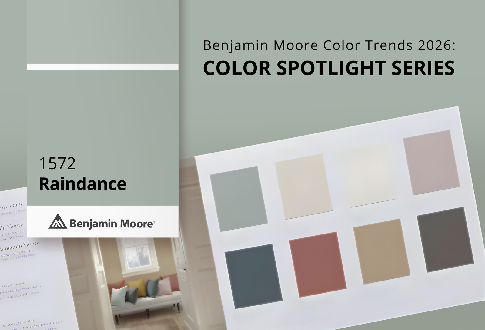 Raindance 1572 | Benjamin Moore Color Trends 2026 | Regal Paint Centers
