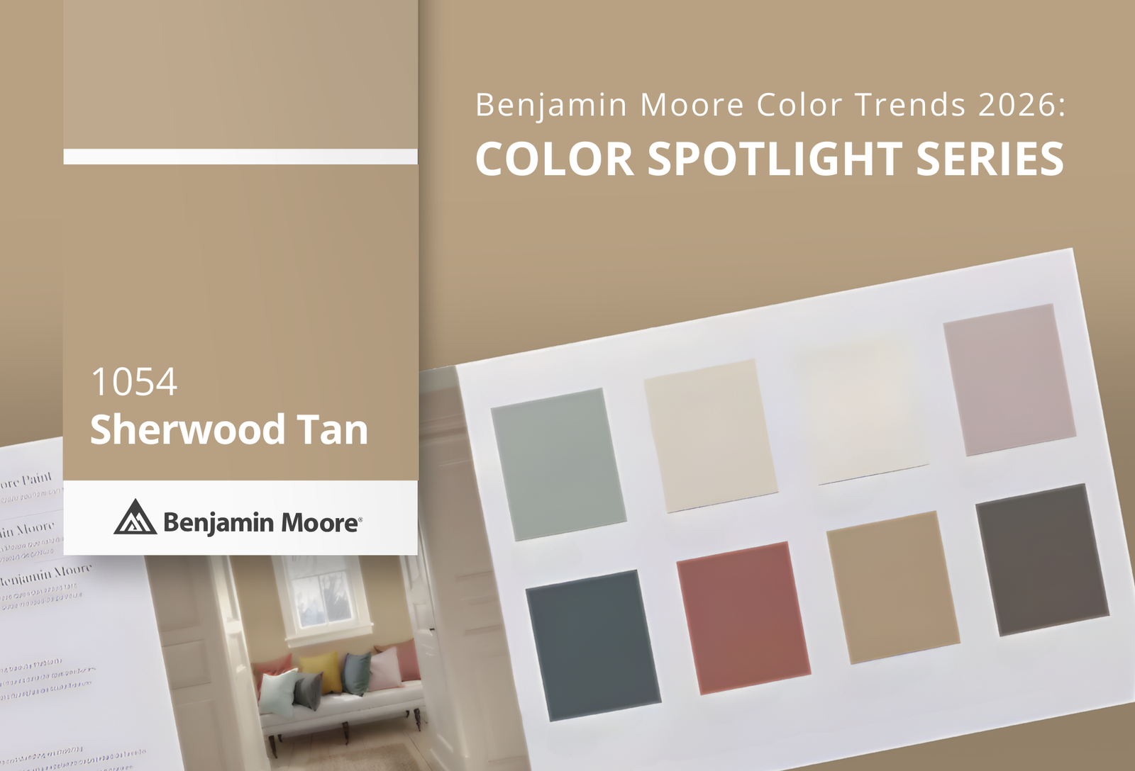 Sherwood Tan 1054: Benjamin Moore Color Trends 2026 | Regal Paint Centers