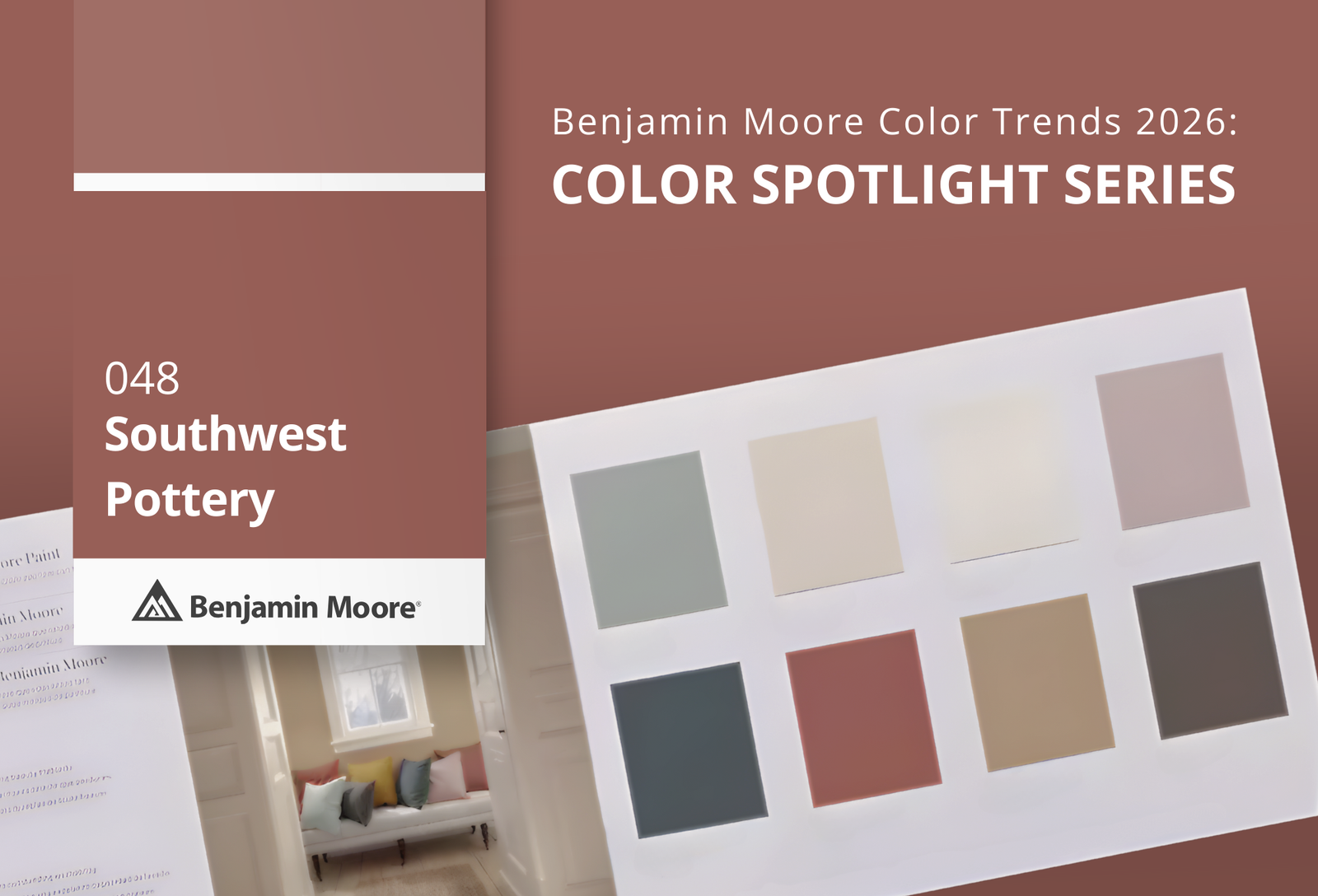 Southwest Pottery 048 | Benjamin Moore Color Trends 2026 | Regal Paint Centers