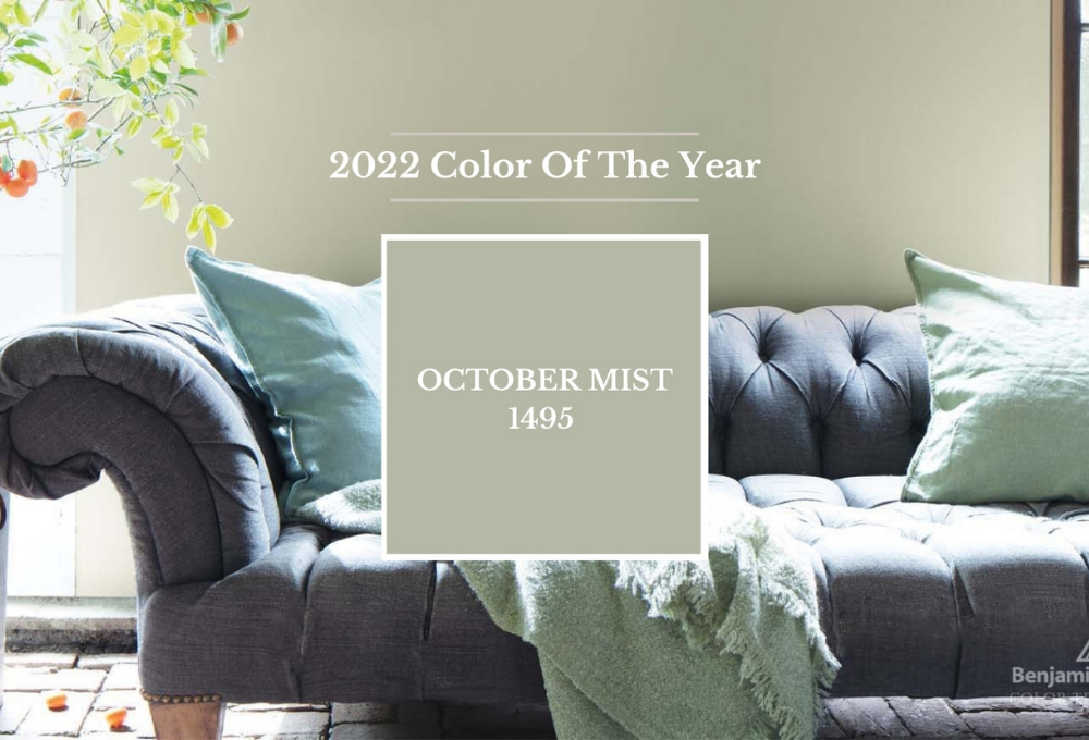 OCTOBER MIST: MEET THE COLOR OF THE YEAR 2022