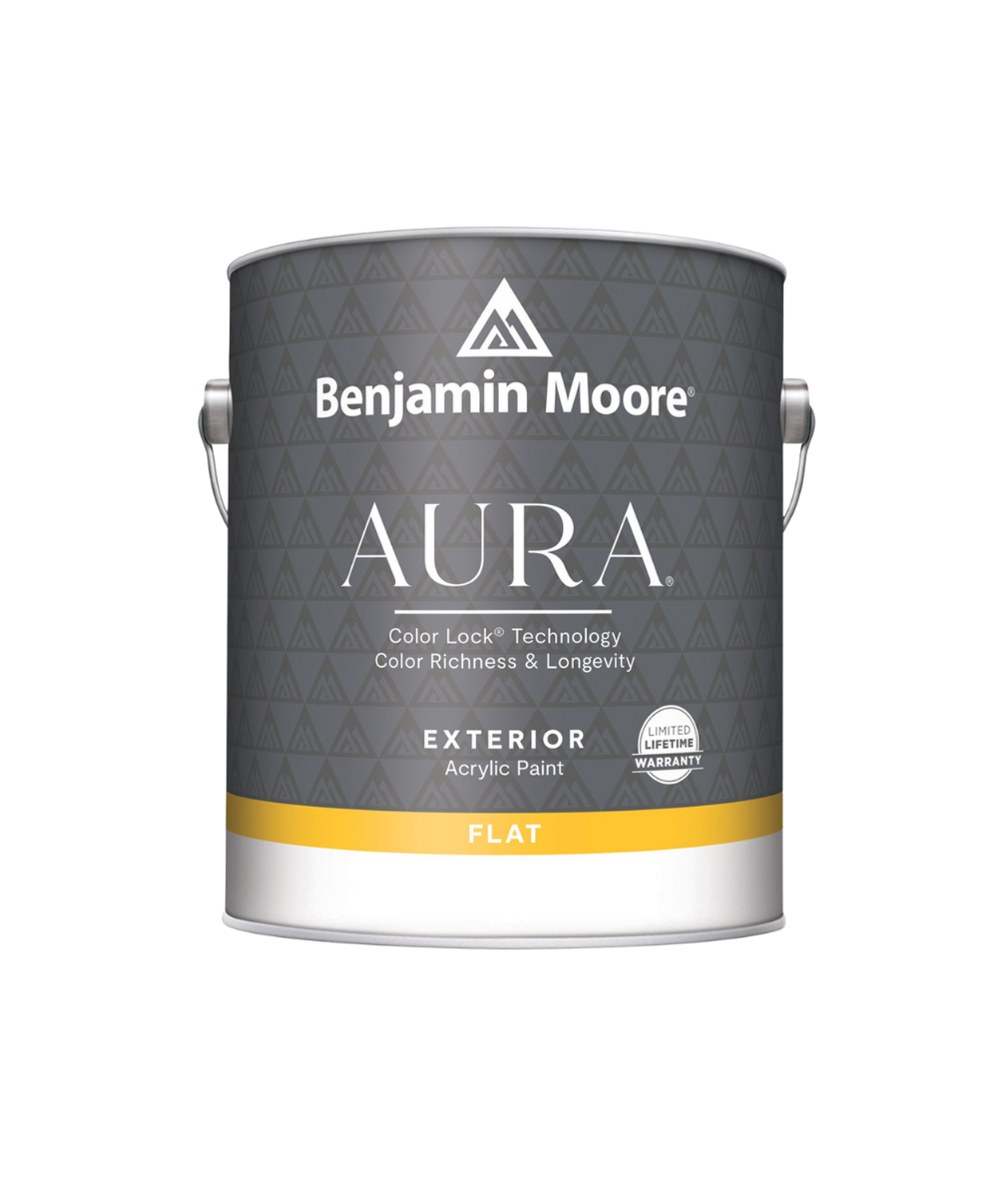 Benjamin Moore Aura Exterior Paint Flat available at Regal Paint Centers.