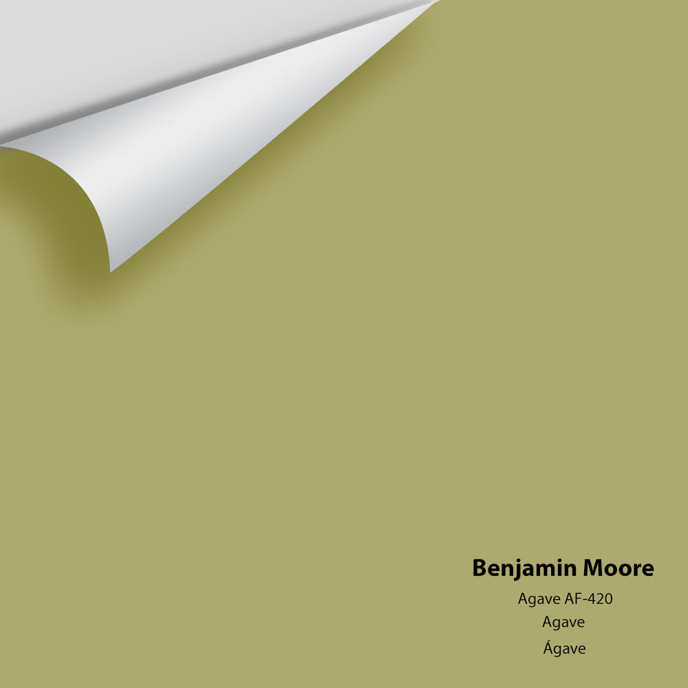Digital color swatch of Benjamin Moore's Agave AF-420 Peel & Stick Sample available at Regal Paint Centers in MD & VA.