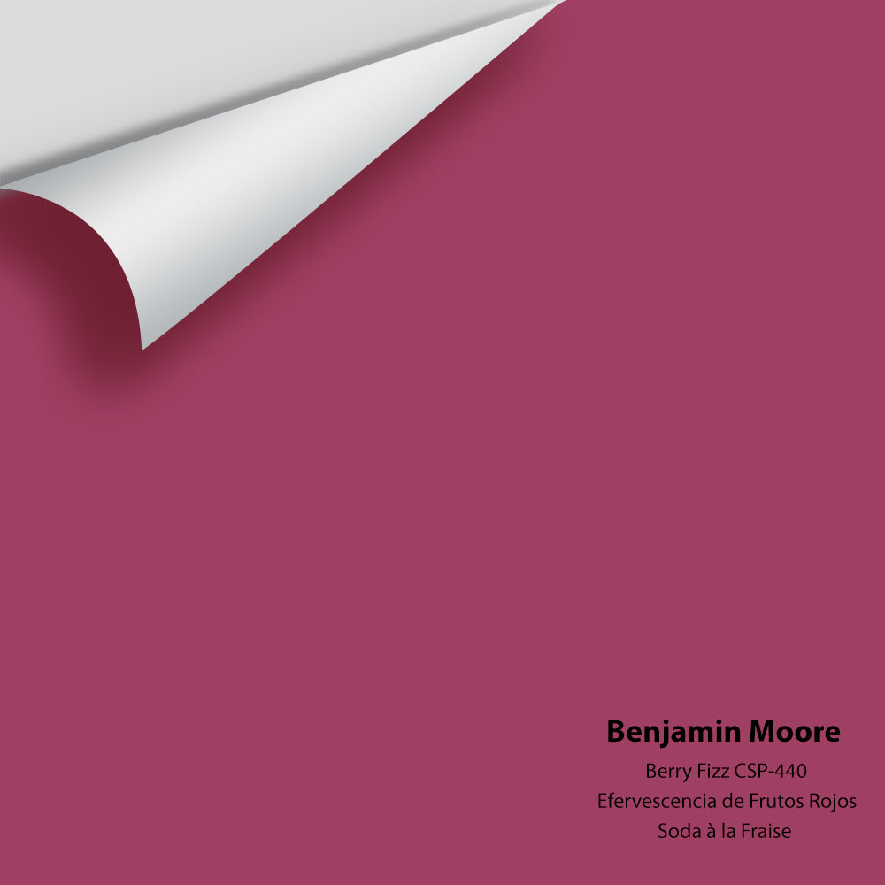 Digital color swatch of Benjamin Moore's Berry Fizz CSP-440 Peel & Stick Sample available at Regal Paint Centers in MD & VA.