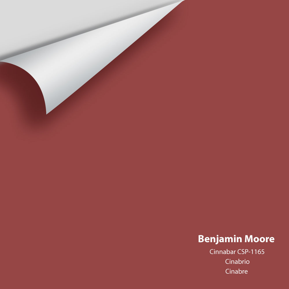 Digital color swatch of Benjamin Moore's Cinnabar CSP-1165 Peel & Stick Sample available at Regal Paint Centers in MD & VA.