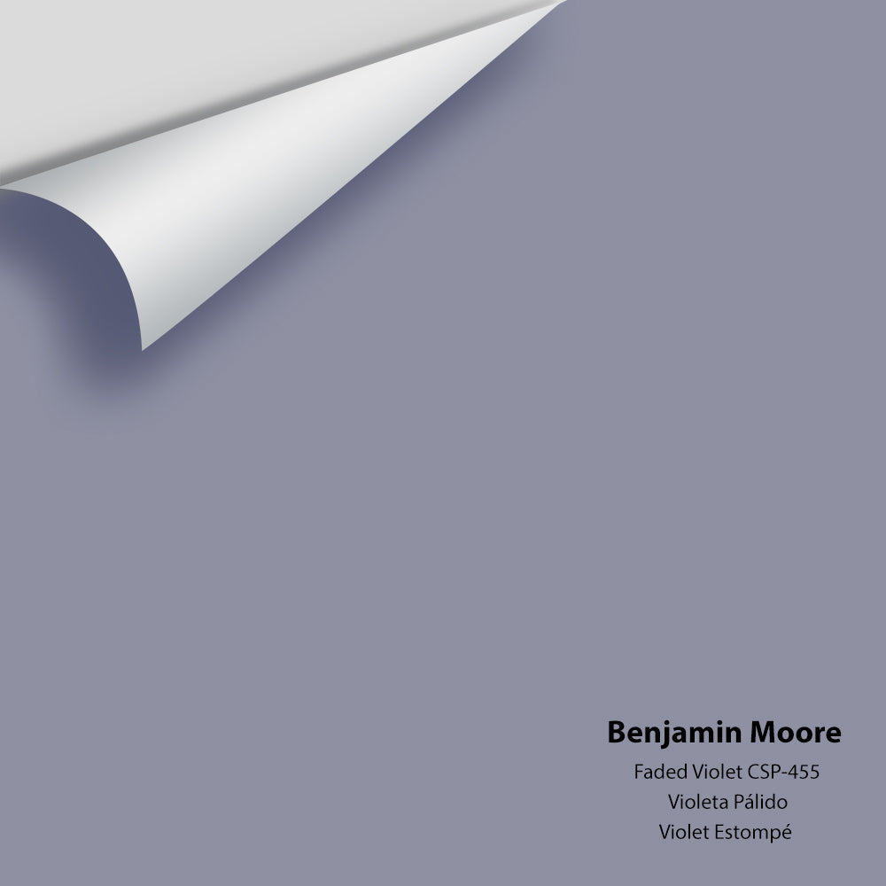 Digital color swatch of Benjamin Moore's Faded Violet CSP-455 Peel & Stick Sample available at Regal Paint Centers in MD & VA.