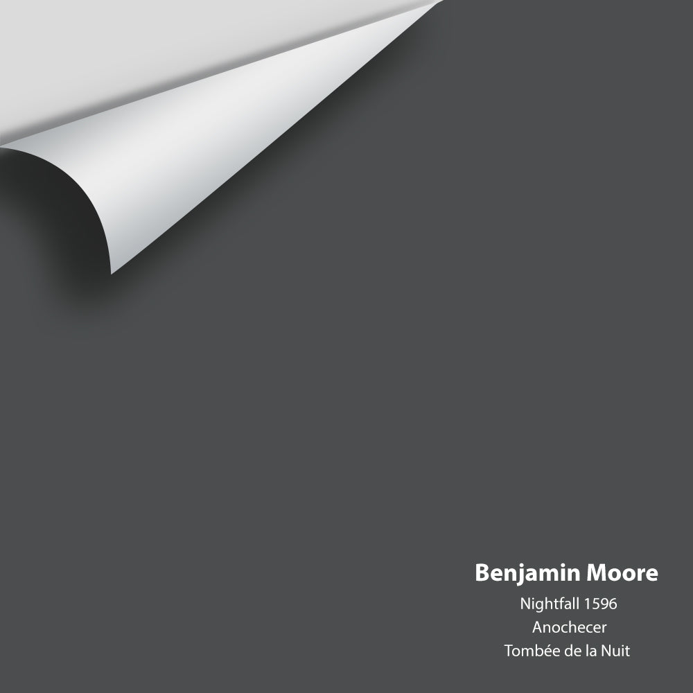 Digital color swatch of Benjamin Moore's Nightfall (1596) Peel & Stick Sample available at Regal Paint Centers in MD & VA.