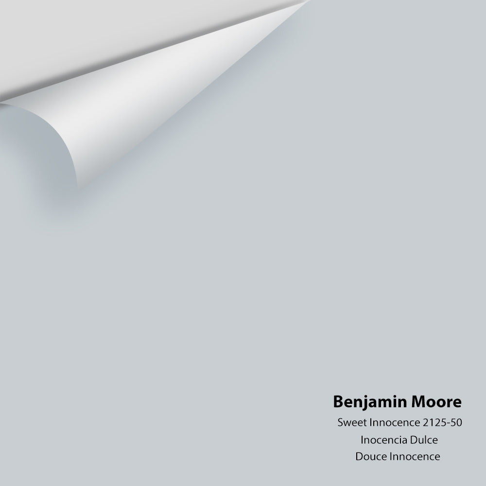 Digital color swatch of Benjamin Moore's Sweet Innocence 2125-50 Peel & Stick Sample available at Regal Paint Centers in MD & VA.