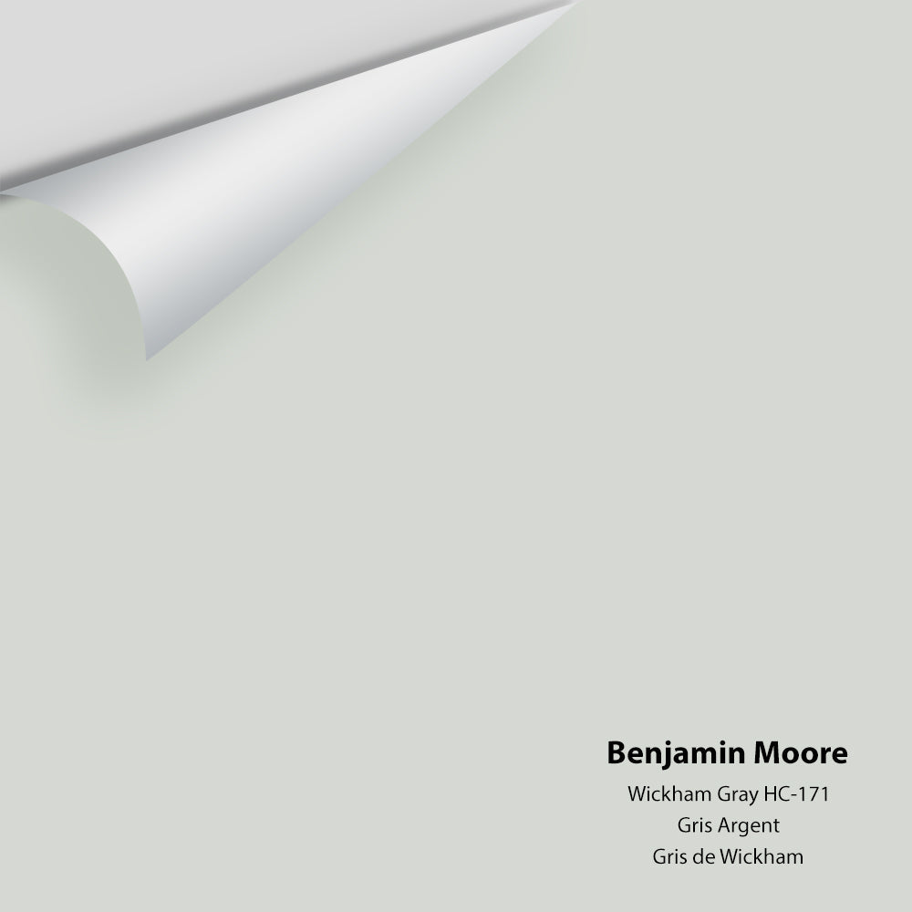 Digital color swatch of Benjamin Moore's Wickham Gray HC-171 Peel & Stick Sample available at Regal Paint Centers in MD & VA.