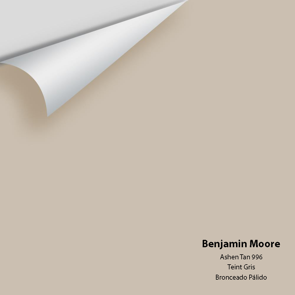 Digital color swatch of Benjamin Moore's Ashen Tan 996 Peel & Stick Sample available at Regal Paint Centers in MD & VA.