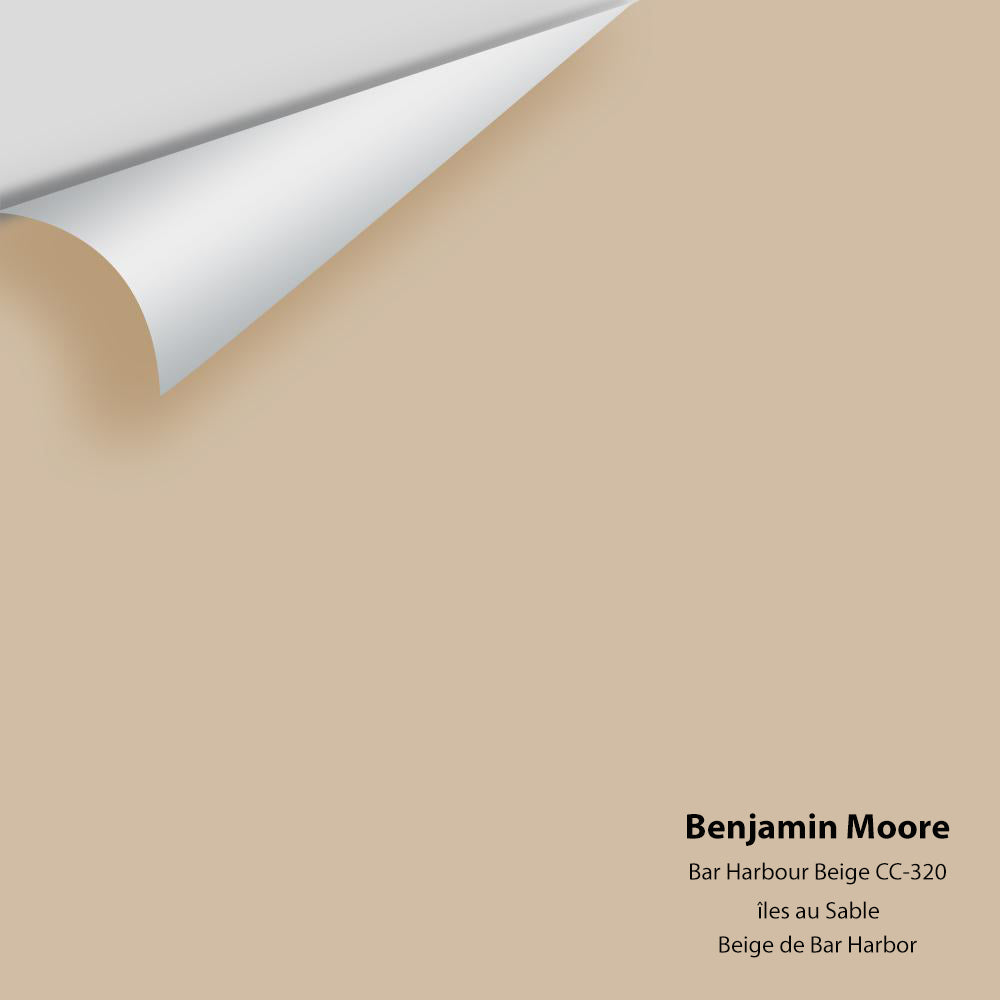 Digital color swatch of Benjamin Moore's Bar Harbour Beige 1032 Peel & Stick Sample available at Regal Paint Centers in MD & VA.