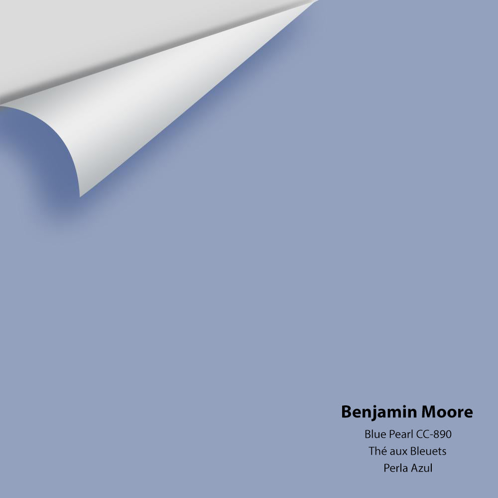 Digital color swatch of Benjamin Moore's Blue Pearl CC-890 Peel & Stick Sample available at Regal Paint Centers in MD & VA.