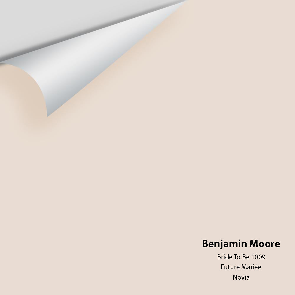 Digital color swatch of Benjamin Moore's Bride To Be 1009 Peel & Stick Sample available at Regal Paint Centers in MD & VA.