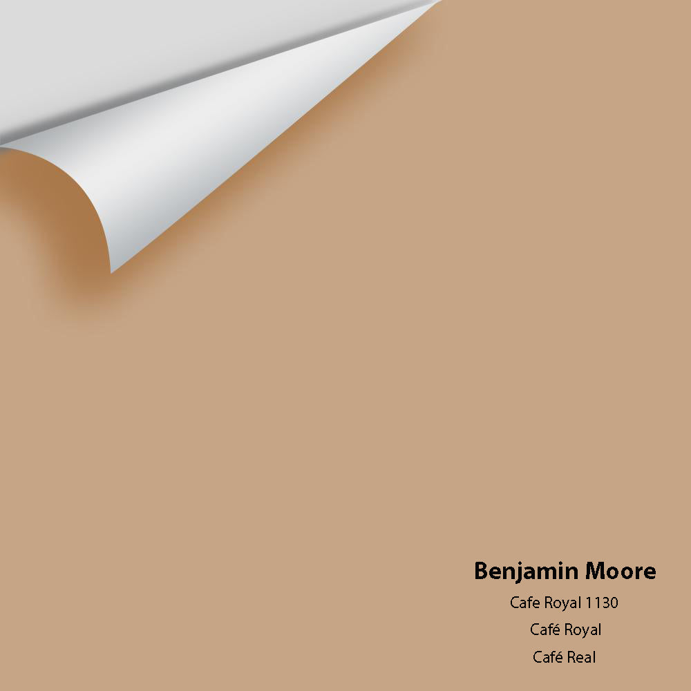 Digital color swatch of Benjamin Moore's Cafe Royal 1130 Peel & Stick Sample available at Regal Paint Centers in MD & VA.