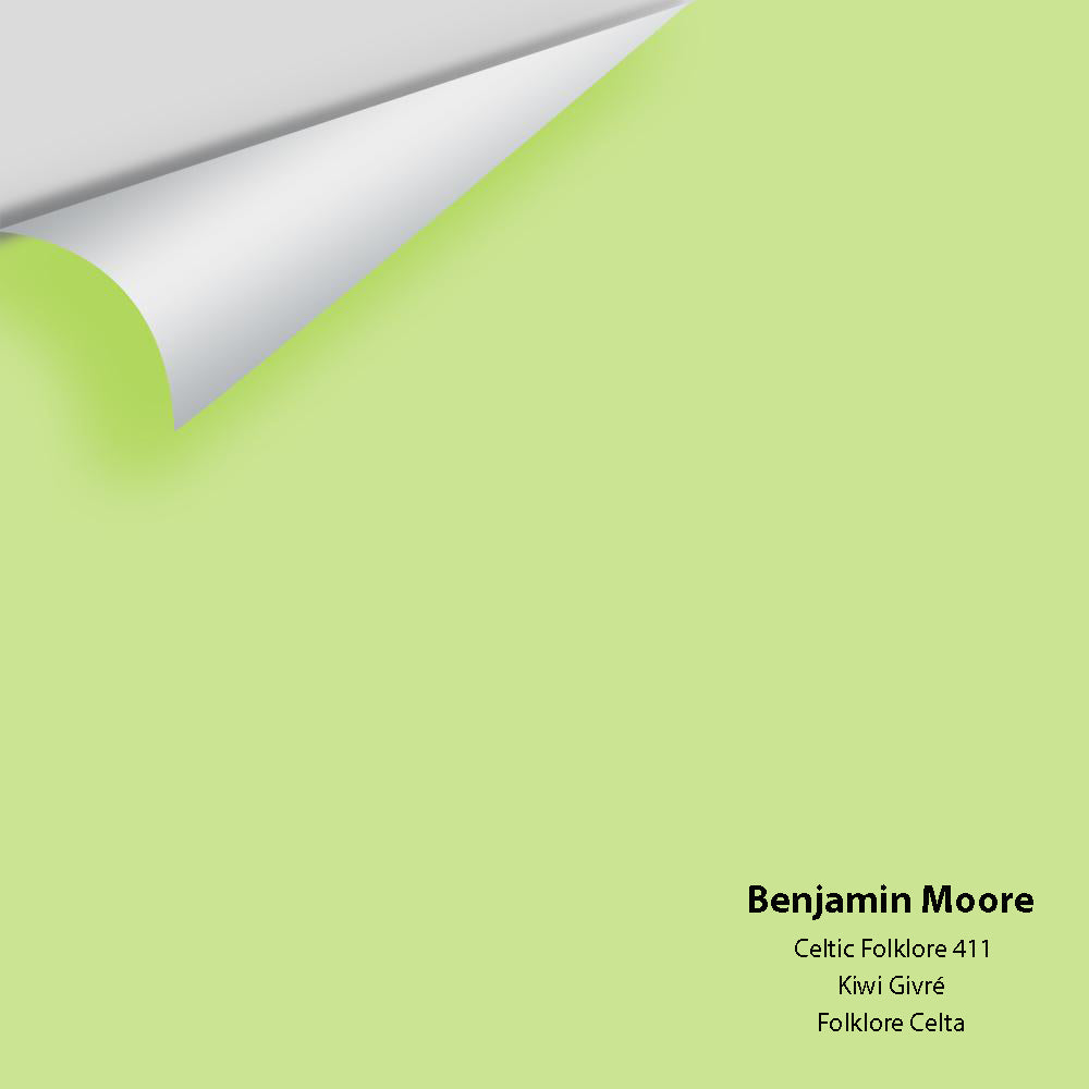 Digital color swatch of Benjamin Moore's Celtic Folklore 411 Peel & Stick Sample available at Regal Paint Centers in MD & VA.