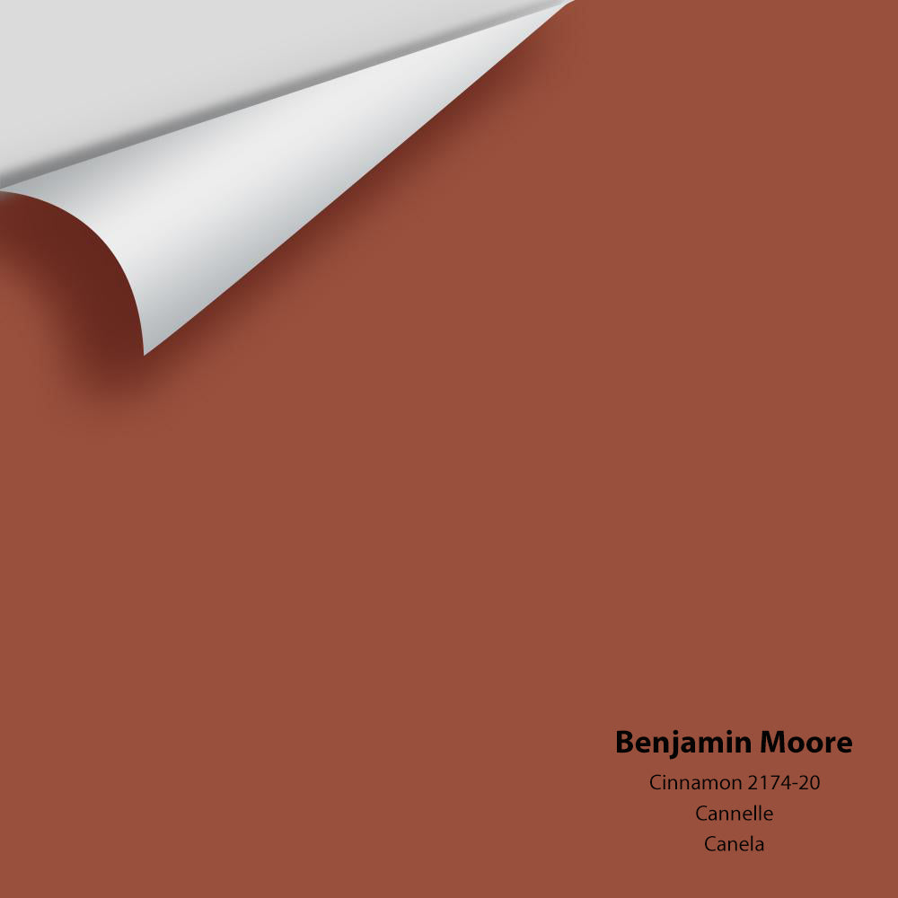 Digital color swatch of Benjamin Moore's Cinnamon 2174-20 Peel & Stick Sample available at Regal Paint Centers in MD & VA.