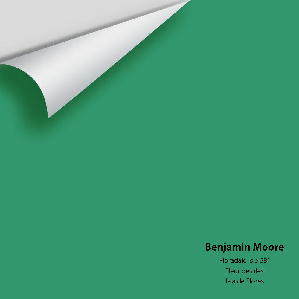 Digital color swatch of Benjamin Moore's Floradale Isle 581 Peel & Stick Sample available at Regal Paint Centers in MD & VA.