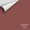 Digital color swatch of Benjamin Moore's Hearth Red 1295 Peel & Stick Sample available at Regal Paint Centers in MD & VA.