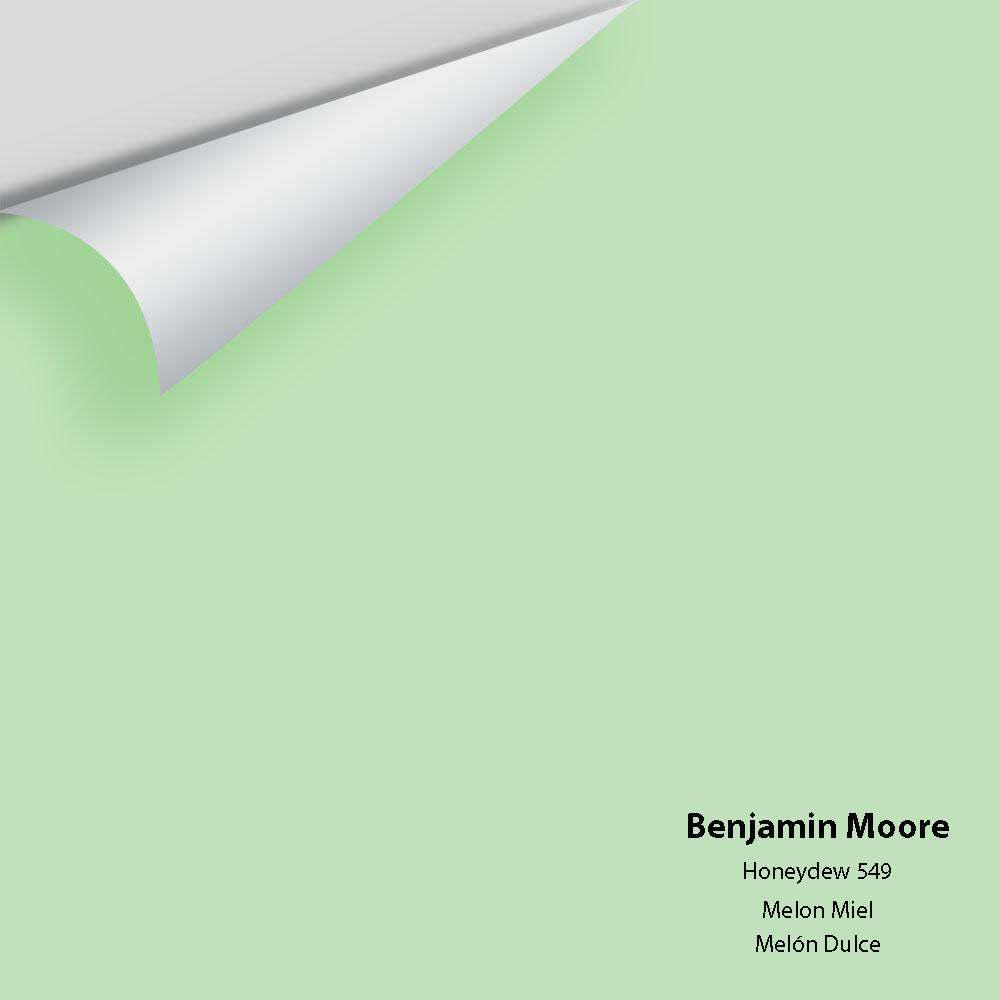 Digital color swatch of Benjamin Moore's Honeydew 549 Peel & Stick Sample available at Regal Paint Centers in MD & VA.