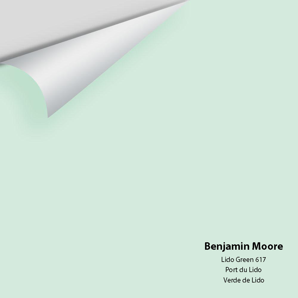 Digital color swatch of Benjamin Moore's Lido Green 617 Peel & Stick Sample available at Regal Paint Centers in MD & VA.