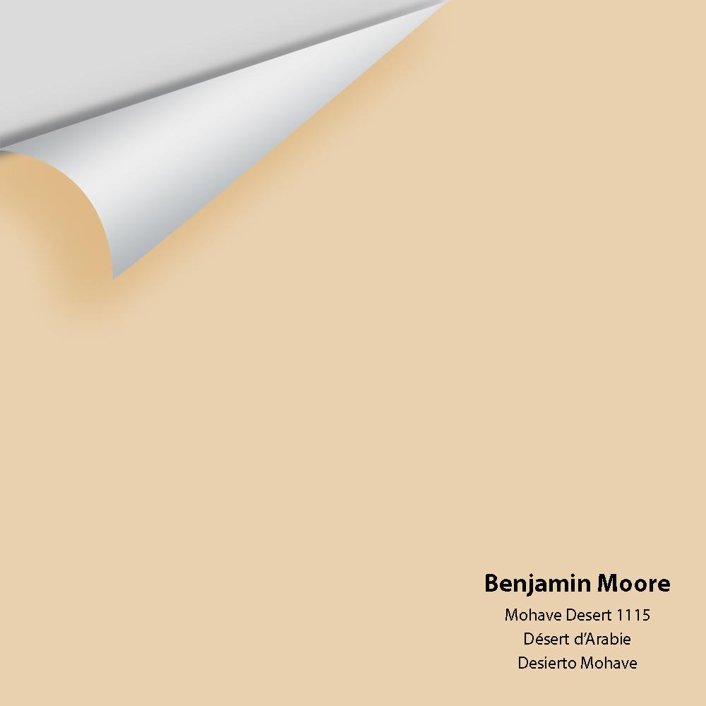 Digital color swatch of Benjamin Moore's Mohave Desert 1115 Peel & Stick Sample available at Regal Paint Centers in MD & VA.
