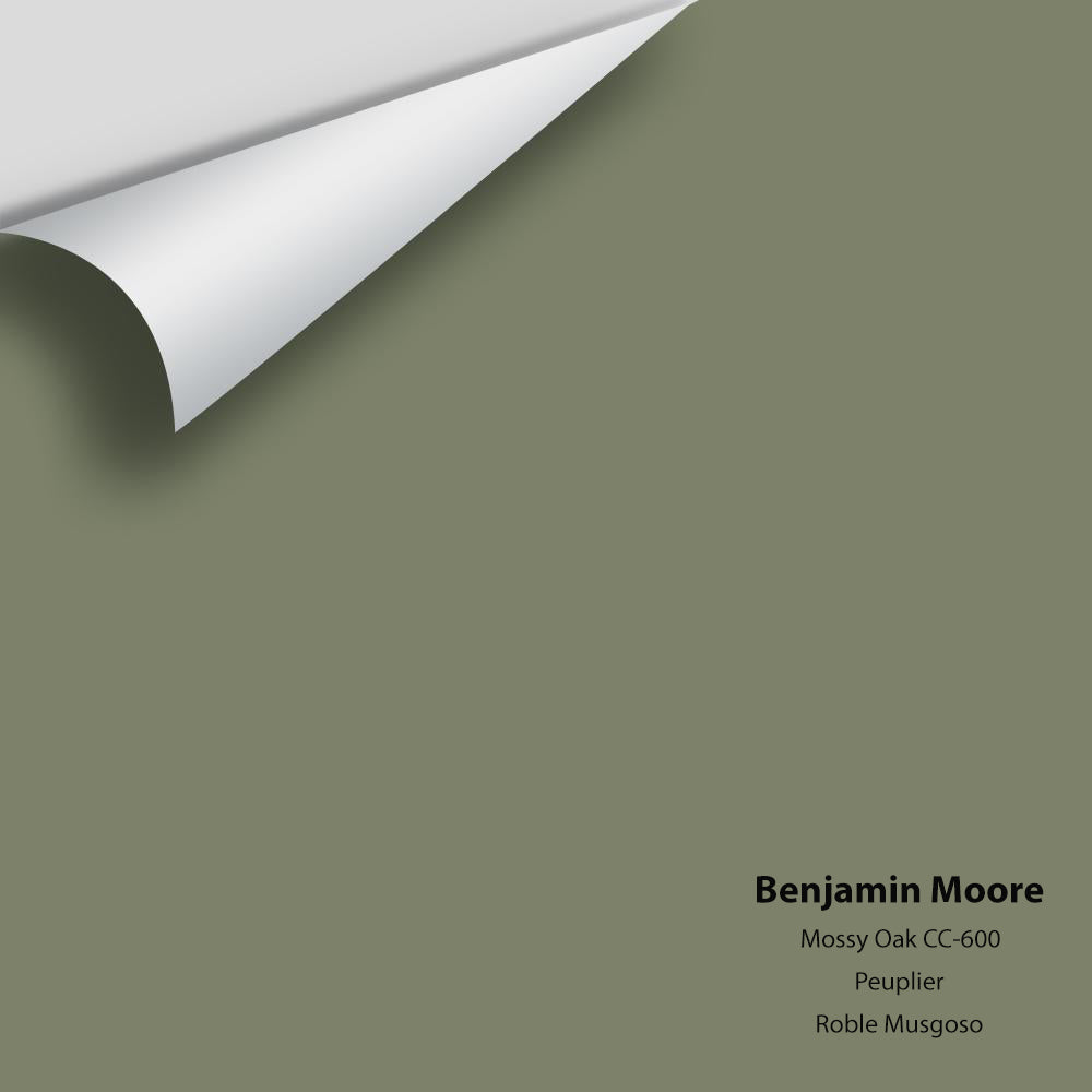 Digital color swatch of Benjamin Moore's Mossy Oak CC-600 Peel & Stick Sample available at Regal Paint Centers in MD & VA.