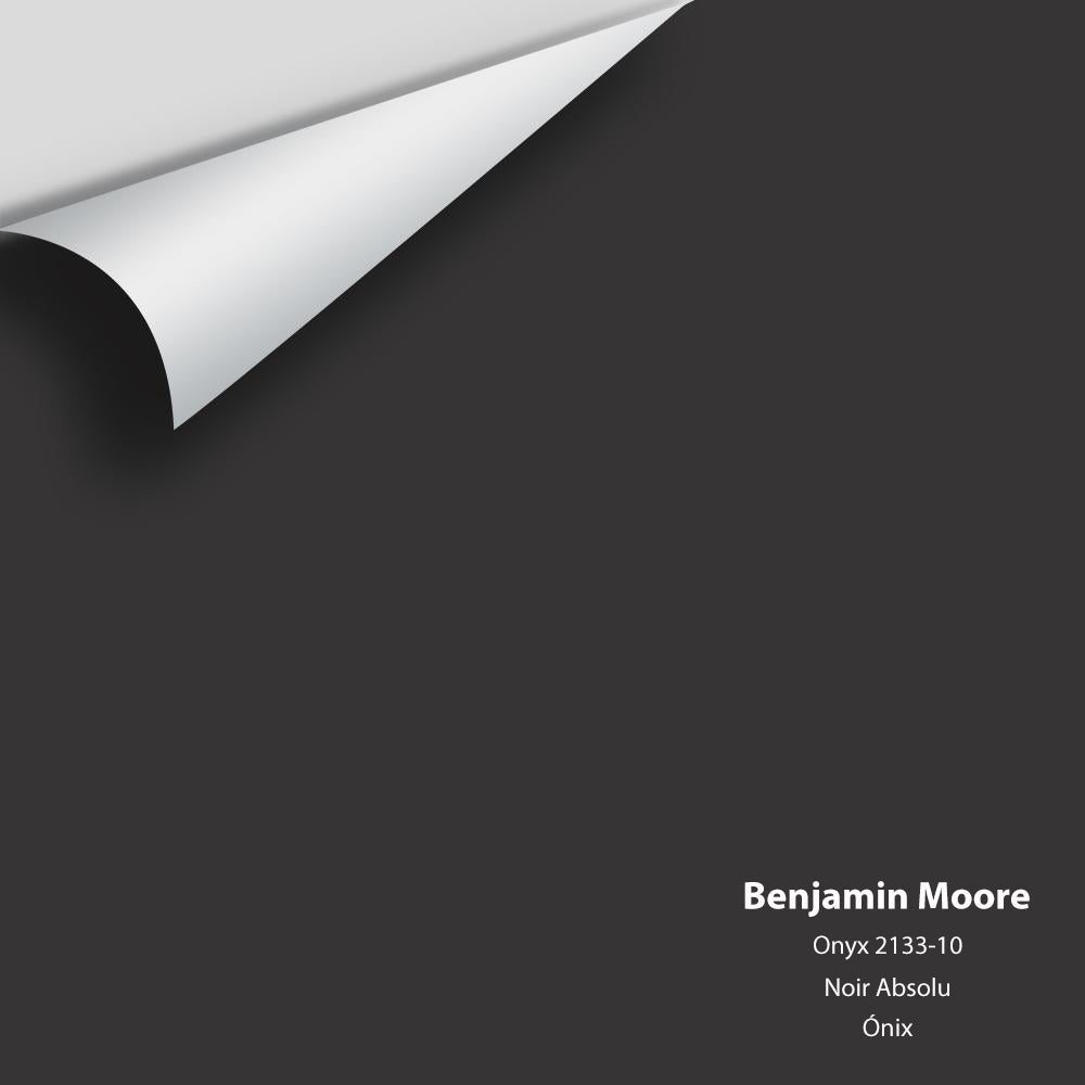 Digital color swatch of Benjamin Moore's Onyx (2133-10) Peel & Stick Sample available at Regal Paint Centers in MD & VA.
