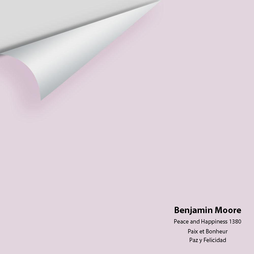 Digital color swatch of Benjamin Moore's Peace and Happiness 1380 Peel & Stick Sample available at Regal Paint Centers in MD & VA.