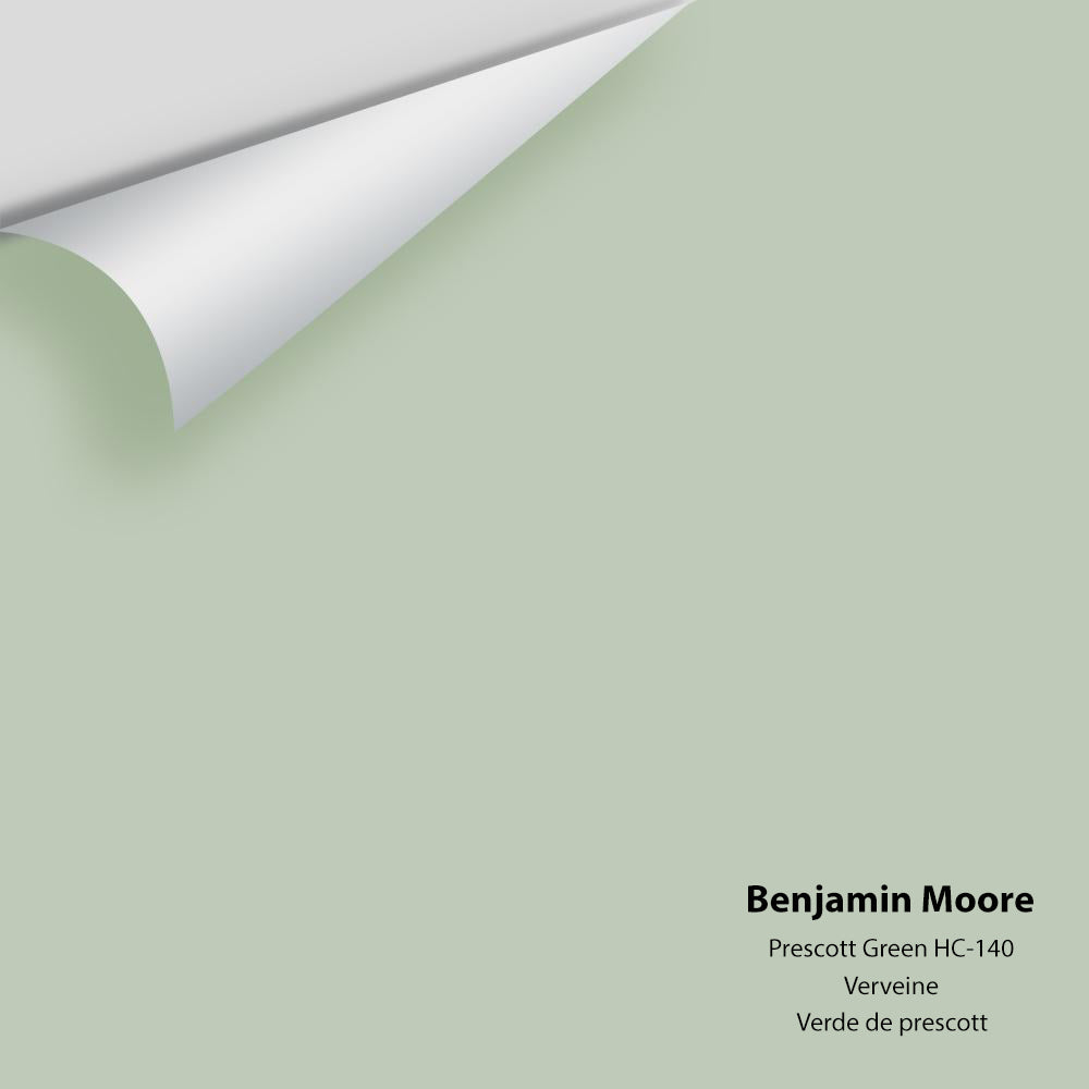 Digital color swatch of Benjamin Moore's Prescott Green HC-140 Peel & Stick Sample available at Regal Paint Centers in MD & VA.