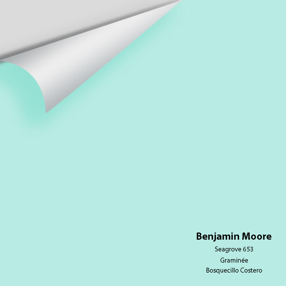 Digital color swatch of Benjamin Moore's Seagrove 653 Peel & Stick Sample available at Regal Paint Centers in MD & VA.