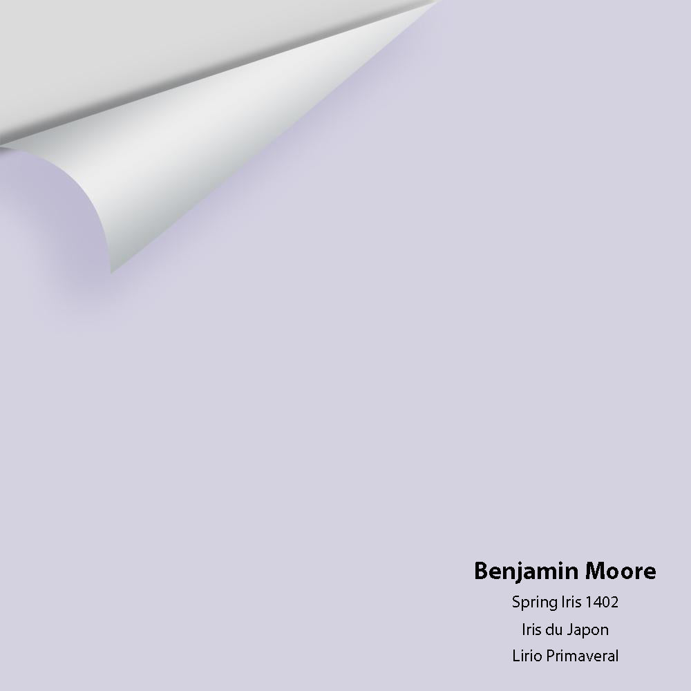 Digital color swatch of Benjamin Moore's Spring Iris 1402 Peel & Stick Sample available at Regal Paint Centers in MD & VA.