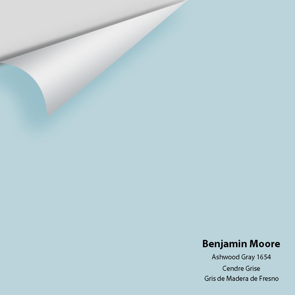 Digital color swatch of Benjamin Moore's Ashwood Gray 1654 Peel & Stick Sample available at Regal Paint Centers in MD & VA.