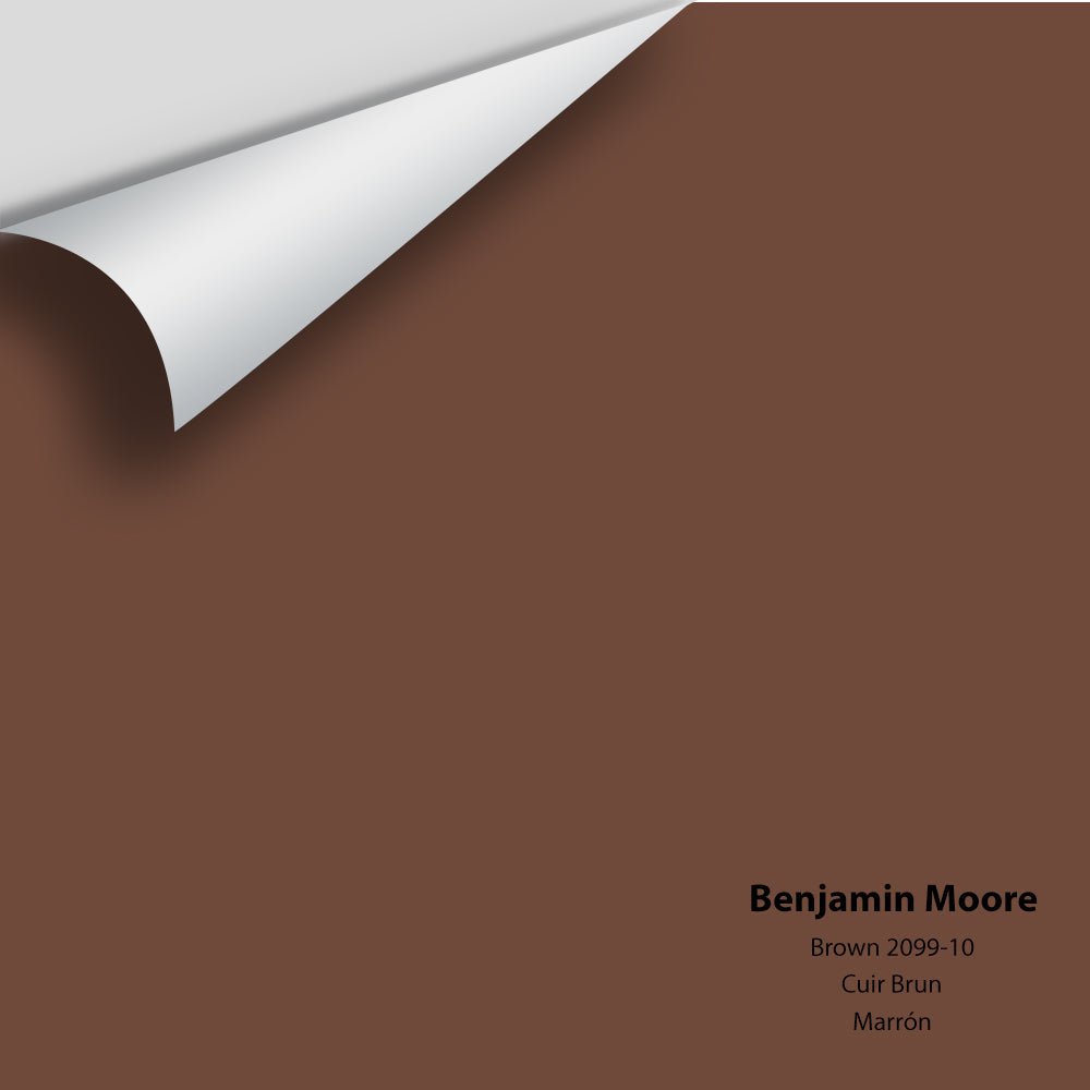 Digital color swatch of Benjamin Moore's Brown 2099-10 Peel & Stick Sample available at Regal Paint Centers in MD & VA.