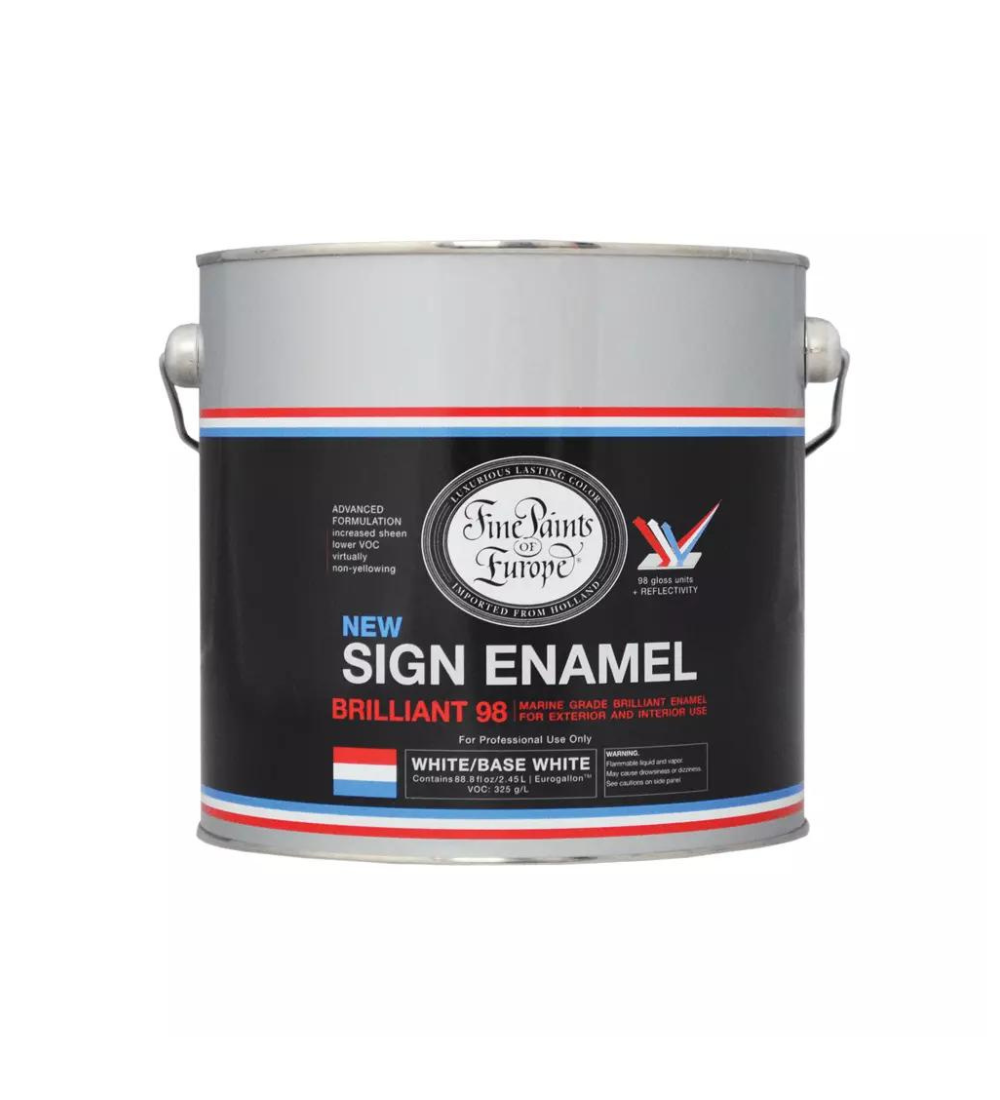 Fine Paints of Europe Sign Enamel Brilliant available at Regal Paint Centers
