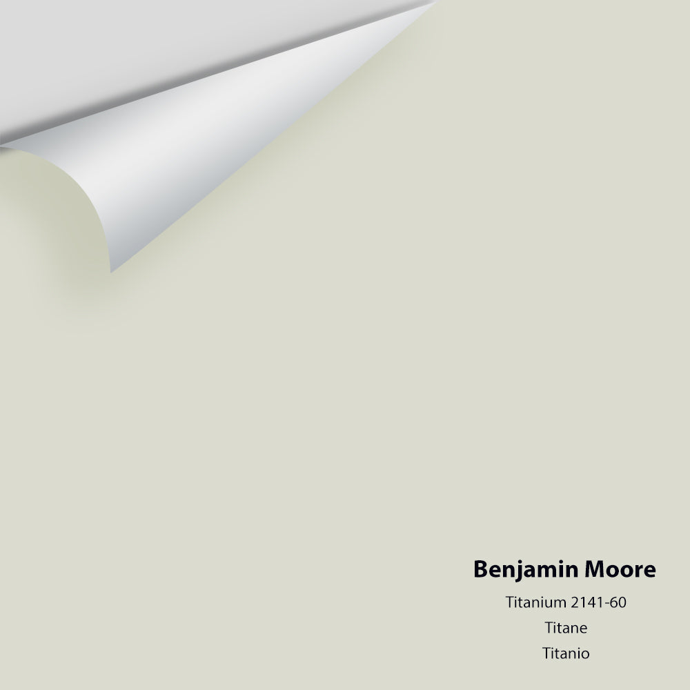 Digital color swatch of Benjamin Moore's Titanium OC-49 Peel & Stick Sample available at Regal Paint Centers in MD & VA.