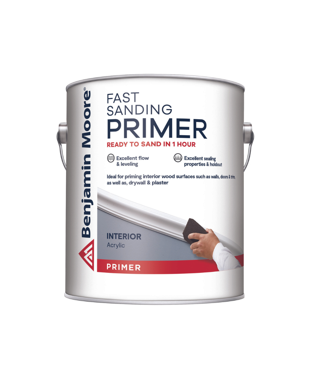 Benjamin Moore Fast Sanding Primer Available at Regal Paint Centers in Maryland.