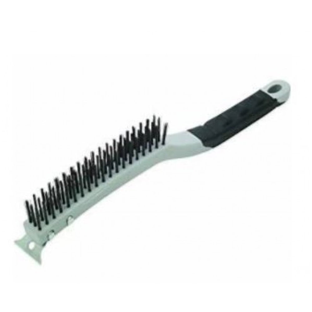 Steel Wire Brush with 4 Rows